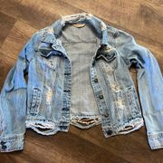 Highway jeans distressed jean jacket