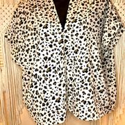 Newbury Kustom Leopard blouse. Size Small