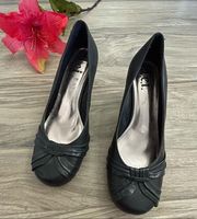 Lei black dress shoes size 8