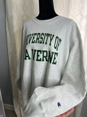 Champion NWT Reverse Weave Vintage University Of La Verne Pullover Crewneck Sweatshirt