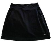 NIKE Golf Black Skort Pockets Activewear Tennis Mini Skirt ~ Ladies Size SMALL