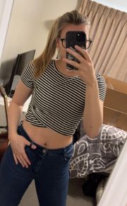 Striped Crop Top 