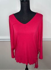 Hot Pink Blouse Size Medium