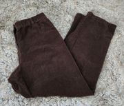 L.L. Bean Vintage Classic Fit/Curvy Corduroy Pants Brown Size 12 M/Tall