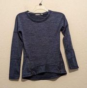 Athleta zipper￼ sweater shirt Sz xxs