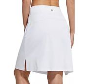 Women's 20" Golf Skirts Knee Length Skorts Athletic Modest Long Acitive Casual Pockets UV Protection