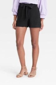 ✨ High-Rise Tie Waist Shorts✨