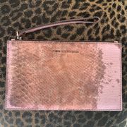 Aimee Kestenberg Mauve Snake Wristlet