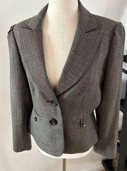 Tahari  brown blazer size 2p