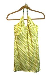 Rue 21 Lime Green Zebra Print Halter Dress