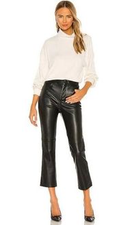 Sanctuary Leather Like Kick Crop Pant NWOT