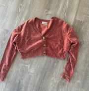 Urban Cropped Sweater Cardigan