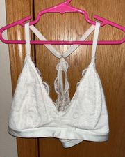 Holllister White Lace Bralette 