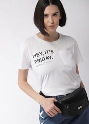 NWT Kendall + Kylie Hey It's Friday Tee