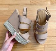 Nude Wedges 