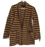 Josephine Chaus Striped Wool Open Front
Jacket(Size Small)