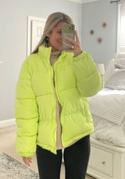 Neon Green/Yellow Puffer