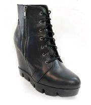 MIA KENDAL PLATFORM ANKLE BOOT BLACK SIZE 10