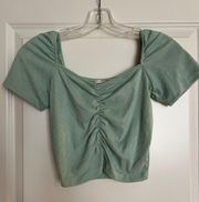 Mint Green Crop Top