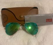 Polarized Ray Ban Aviator Sunglasses