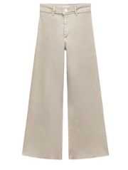 Zara Collection High Waist Marine Straight Jeans- Aged Stone