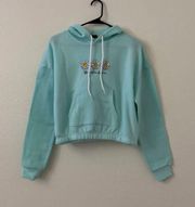 Rue 21 Baby Blue Daisy Hoodie