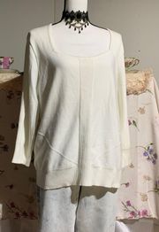 Dressbarn White Sweater 