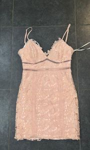 One Of A Kind  Mini Lace Dress.