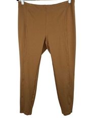 Rachel Zoe Brown Pullon Stretch Ankle Pants Leggings Size Large