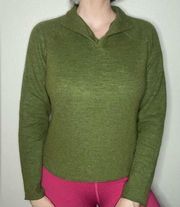 Mountain Hardwear Wool Blend Sweater Size Medium Green