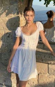 White Milkmaid Dress