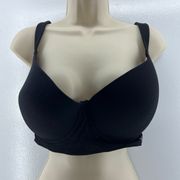 Nautica Intimates Black Underwire Bra Size 38DD Comfort Smooth