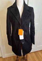 GETUBACK Women Trench Coat Long Sleeve Pea Coat Size Medium NWT