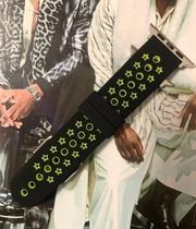 Watch band For AppleWatch 42-44mm Blck/Neon-Green