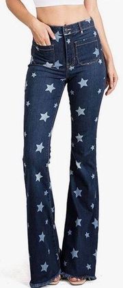 NWT CELLO Stars High Waisted Flare Jeans