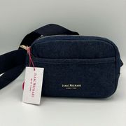 Isaac Mizrahi Beige / Blue Jean Belt Bag B95