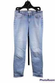 Jessica Simpson Women's Relaxed Denim Skinny Roll Crop Jeans Size 6/28