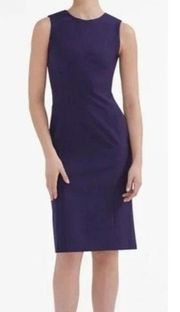 MM LAFLEUR Womens Shirley Sheath Dress 2 Elderberry Purple Sleeveless Back Zip