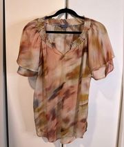 Democracy Large Sheer Blouse