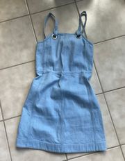 Overall Blue Dress