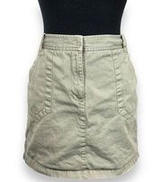 Vintage The Limited Cargo Mini Skirt Women's 6