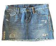 Vintage Y2K Lucky Brand “Lucky Legend” Sister Carpenter Denim Mini Skirt 2/26