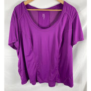 Zella Purple Athletic Tshirt Size 3X