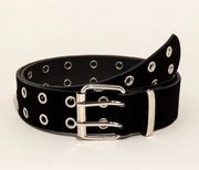 velvet double buckle belt