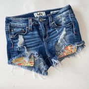 Daytrip distressed shorts jean denim Capricorn high rise size‎ 25