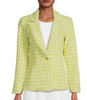 NWT NANETTE NANETTE LEPORE Checked Blazer Color: CITRINE