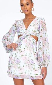 Multi Floral Mini Dress 