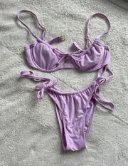 Purple  Bikini Set