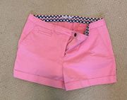 Boden 4” pink chino shorts