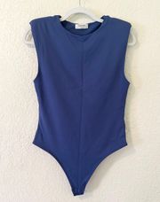 Aritiza Babaton Contour Shoulder Pad Sleeveless Bodysuit Size L